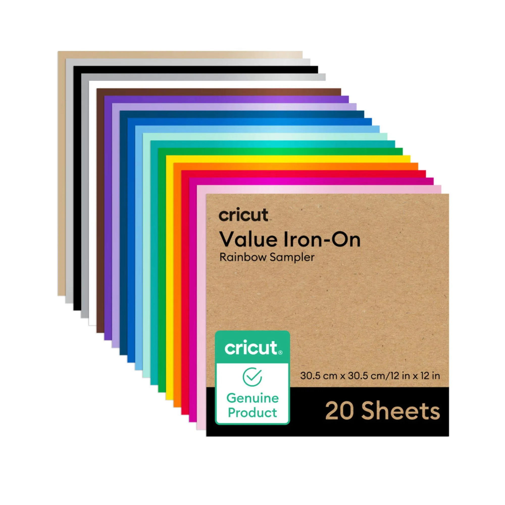 Combo Cricut Joy Xtra con Tapete StandardGrip, Kit de 7 Herramientas, 4 Tapetes LightGrip y Vinilo Iron-On Rainbow Sampler - BUNCU0066-2012124-2010898 — foto 2