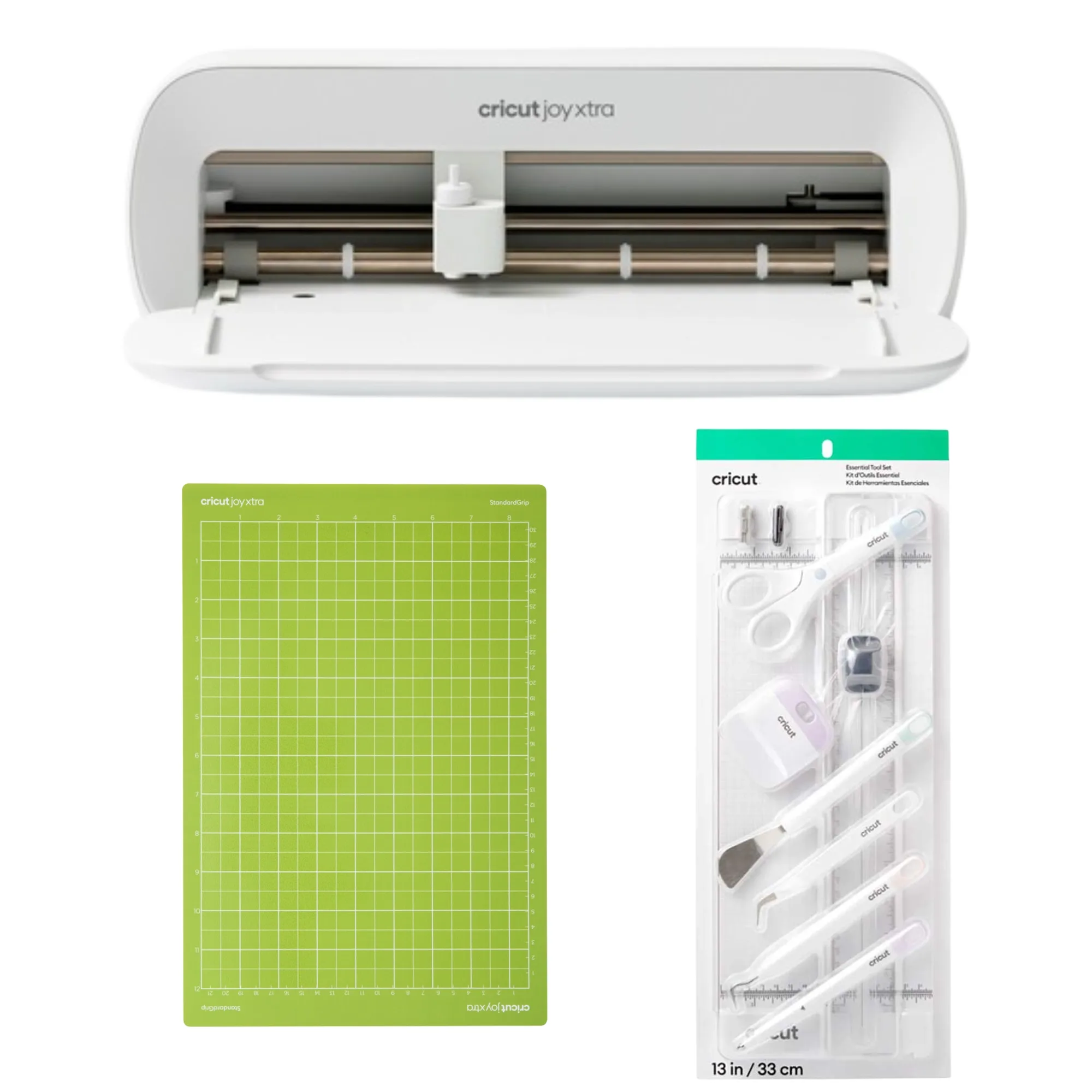 Combo Cricut Joy Xtra con Tapete StandardGrip, Kit de 7 Herramientas, 4 Tapetes LightGrip y Vinilo Iron-On Rainbow Sampler - BUNCU0066-2012124-2010898 — foto 9